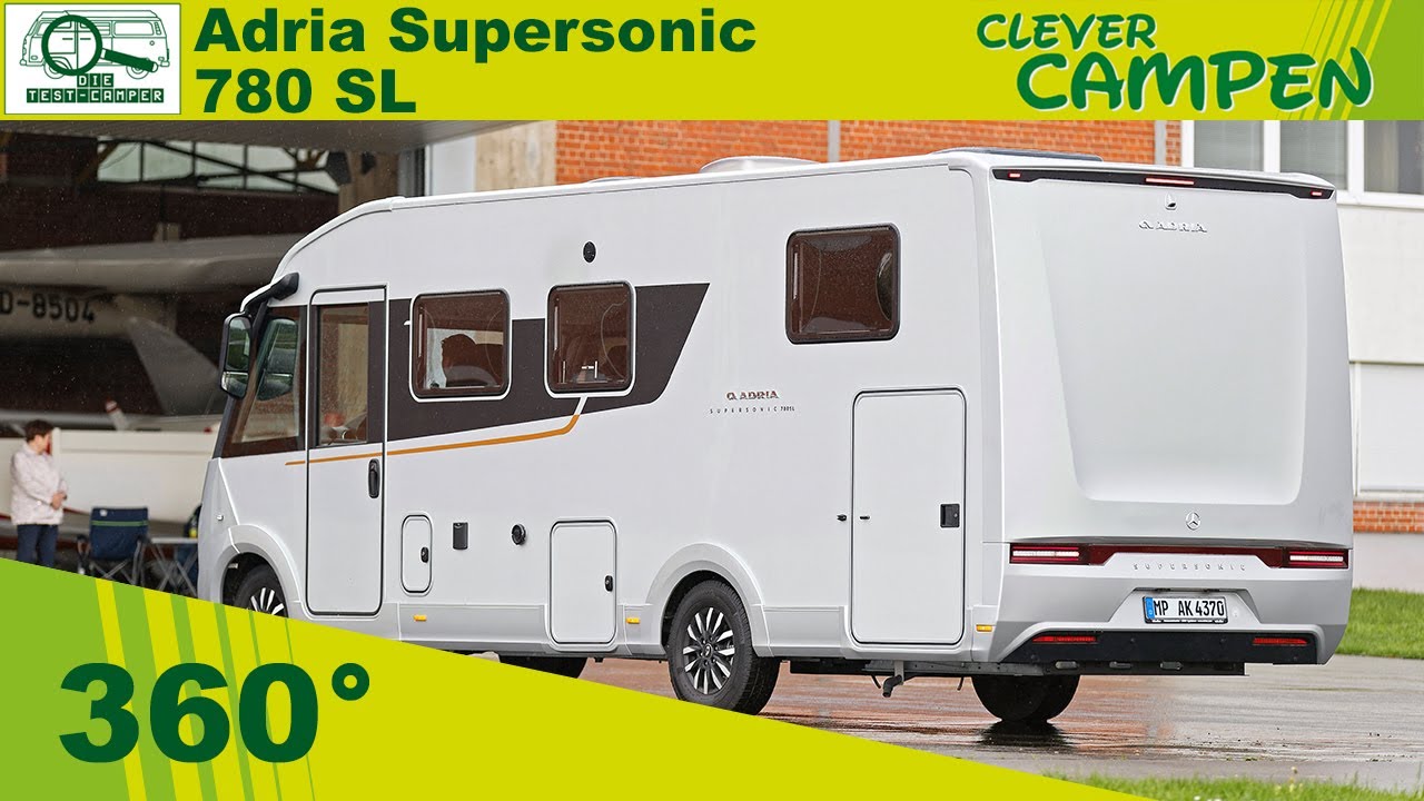 360 Grad im Adria Supersonic 780 SL  - Zoomen im Vollbildmodus möglich - Clever Campen