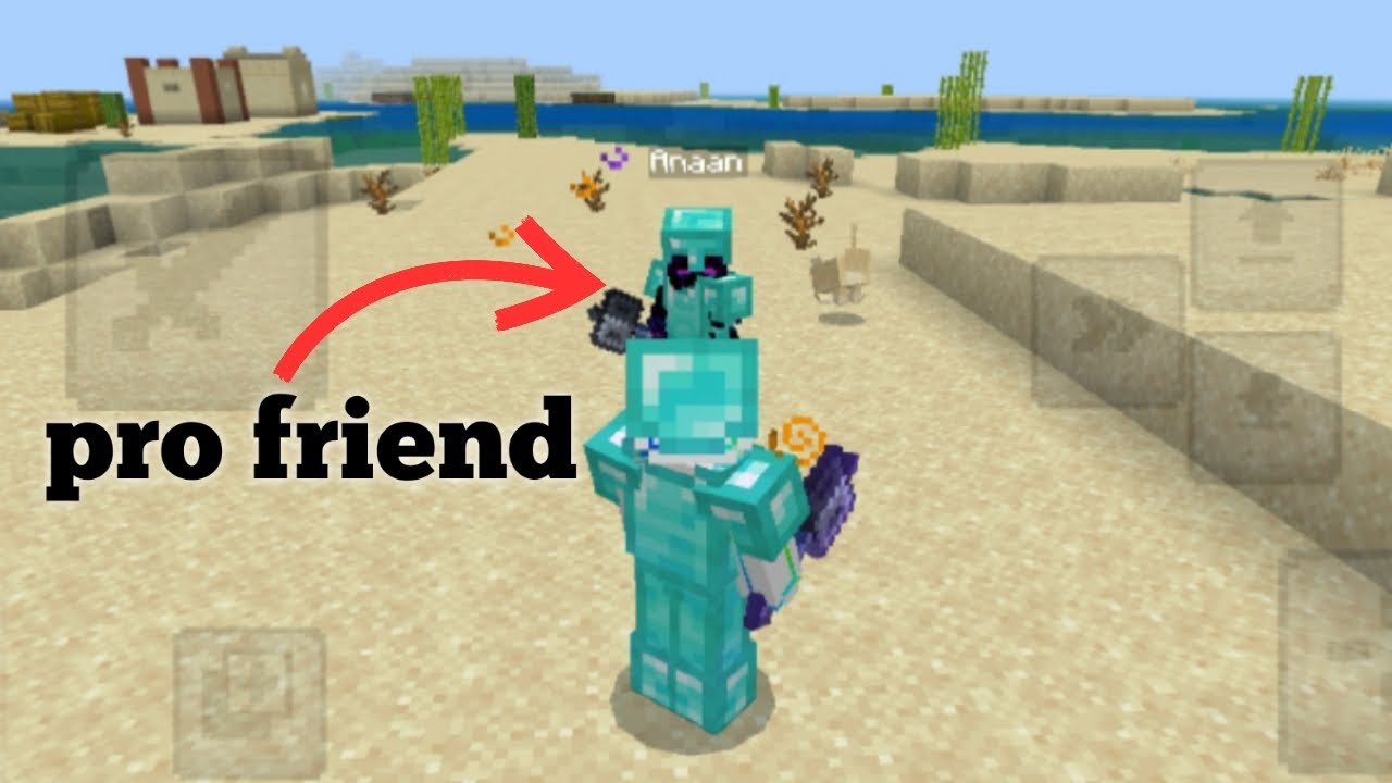 I killed my pro friend who used creative mode unfairly