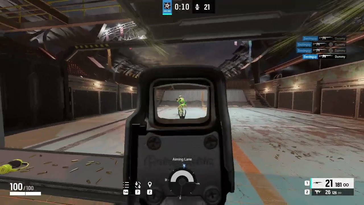 Some shooting range fun in Rainbow Six Siege