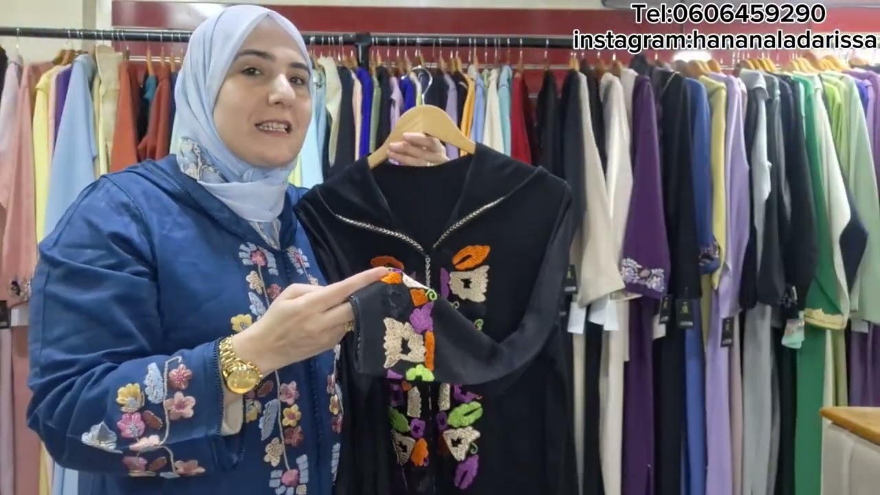 دخلوا تشوفو الفن😍 في جلابة مغربية🇲🇦 توصيل تال باب دار 🛍🚚
