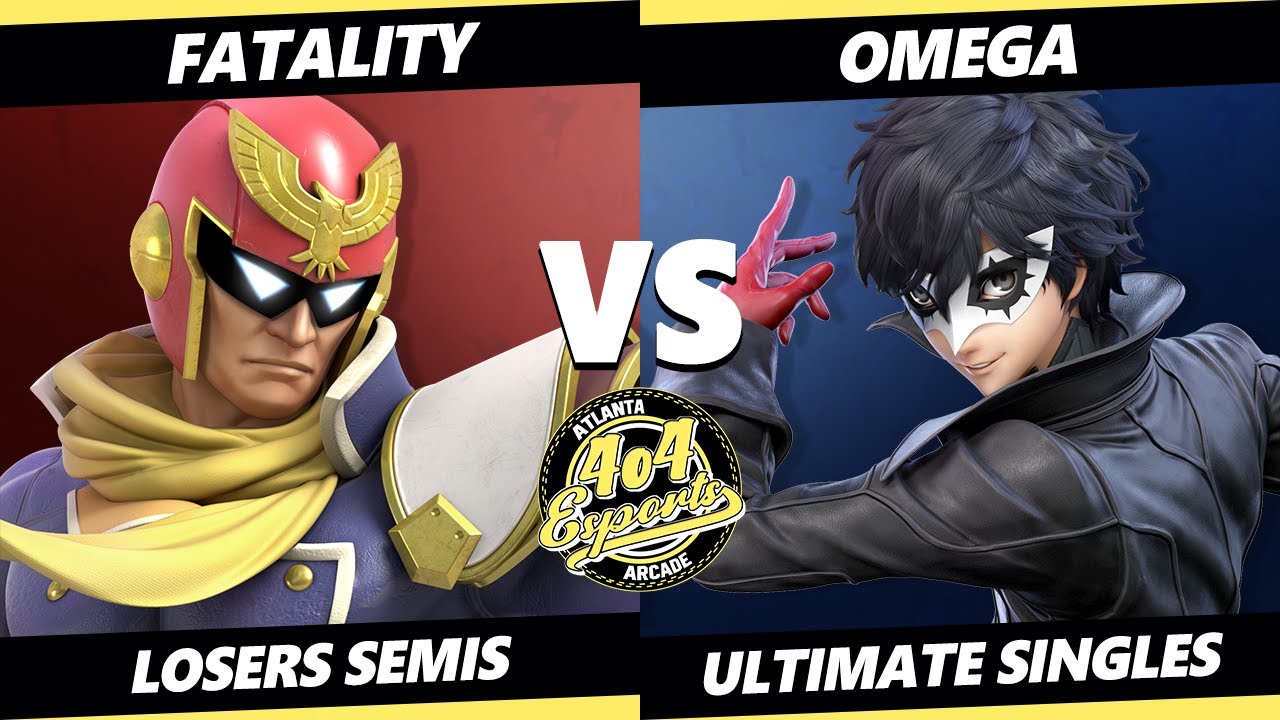 4o4 Smash Night 57 Losers Semis - Fatality (Captain Falcon) Vs. omega (Joker) SSBU Ultimate