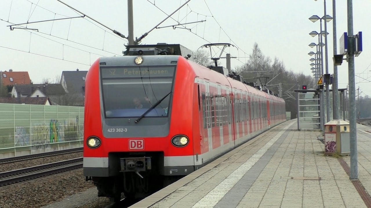 Hebertshausen mit der S-Bahn München • ICEs • DB Regio+Twindexx-DoStos • MüNüX+Werbelok • Güterzüge