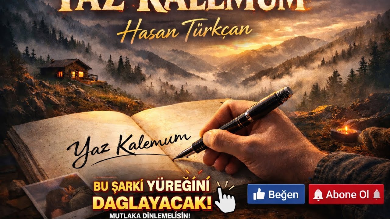 Yaz Kalemum–Hasan Türkcan Duygusal Karadeniz Rock Şarkısı Unutmak kolay olsa silgi taşırdım yanımda