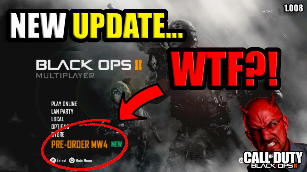 Black Ops 2 Just Got Update 1.008&hellip; For THIS?!