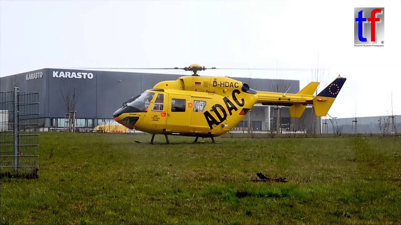 Medivac / Christoph 22 ADAC, BK117 B2, VU B 14 Backnang, Rems-Murr-Kreis, 23.03.2016.