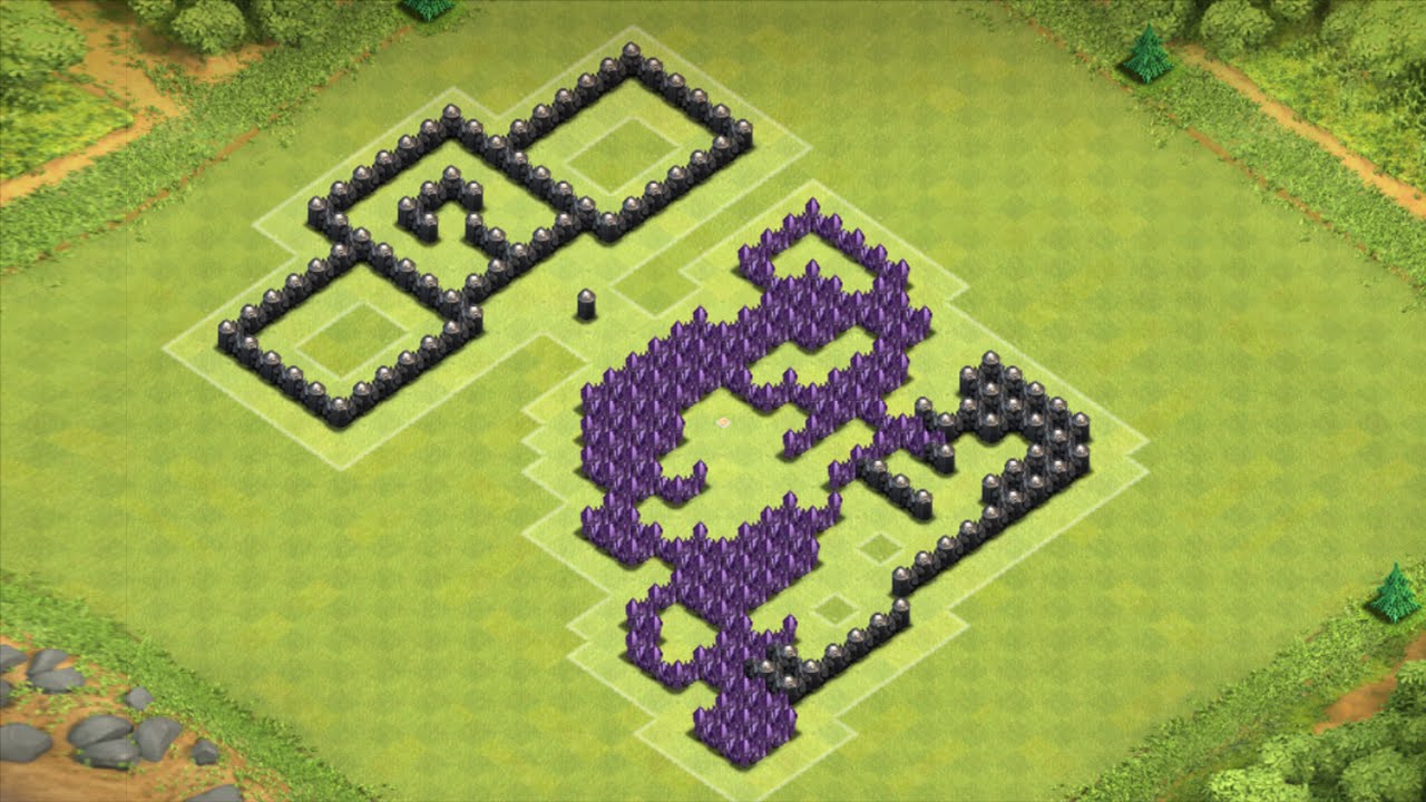 Clash of Clans - Cool TH8 Mario Base