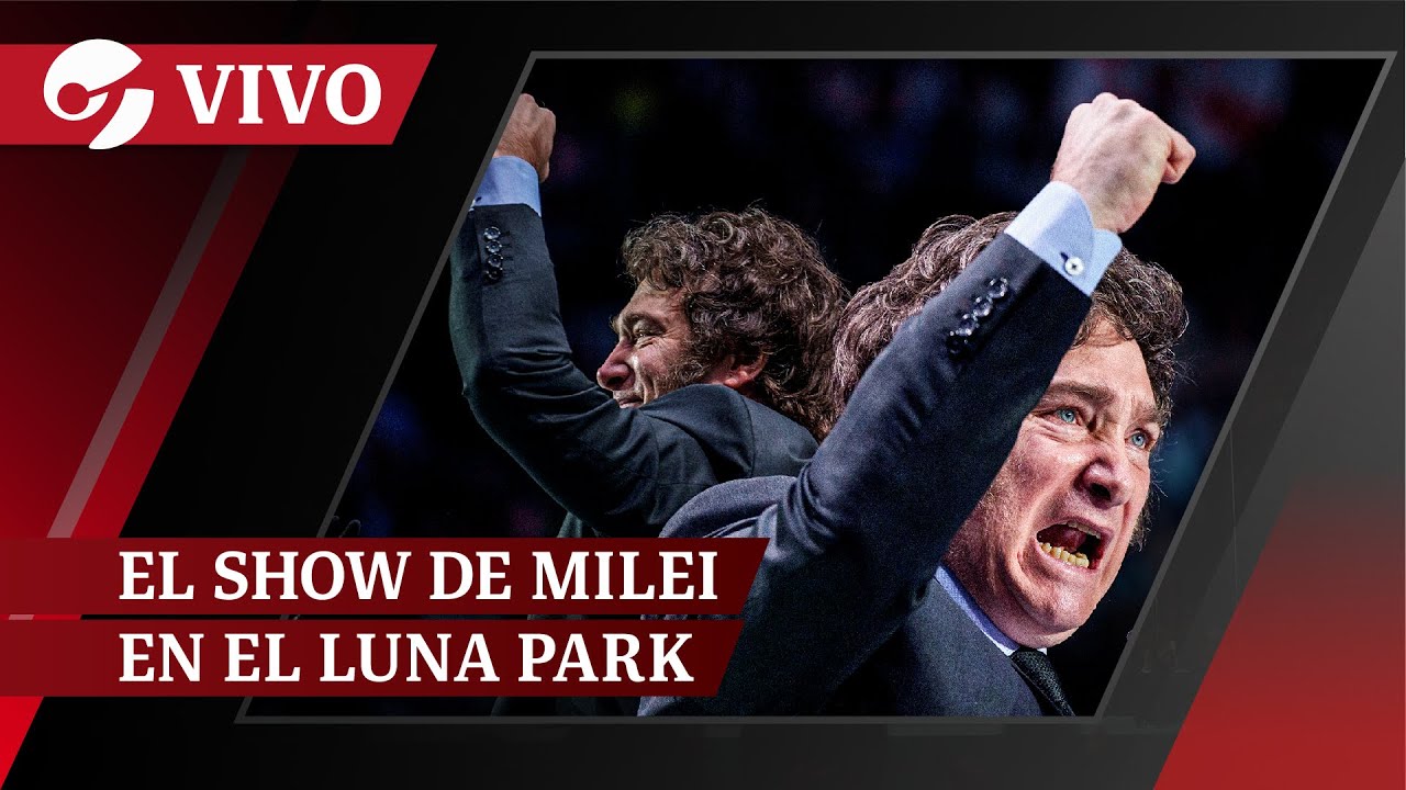 EN VIVO | JAVIER MILEI PRESENTA SU LIBRO CON UN SHOW MUSICAL EN EL LUNA PARK