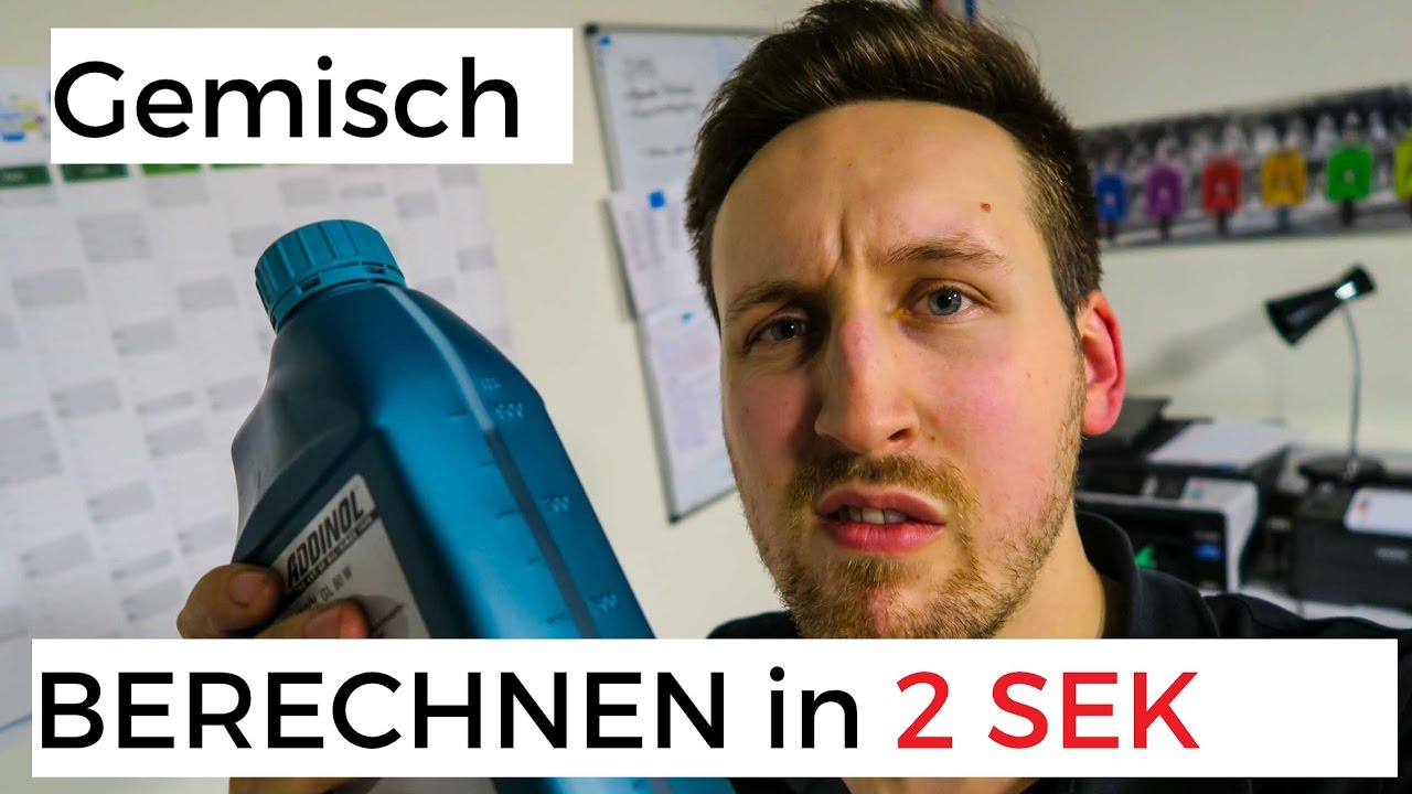 Gemisch BERECHNEN in 2 SEKUNDEN - Vespa & Simson - motoerevo