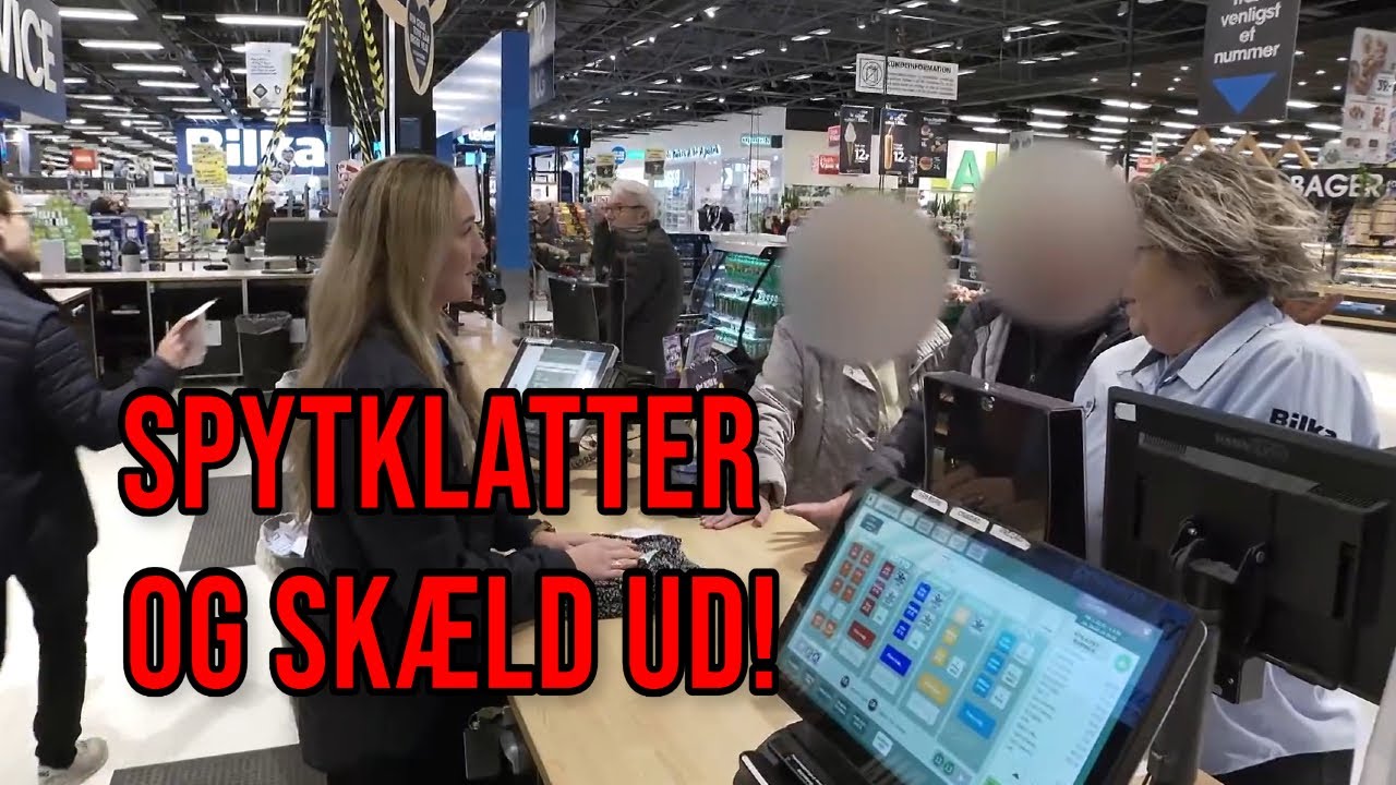 Spytklatter og voksen-skæld-ud er hverdag for Mathilde i Bilka - også midt under et interview