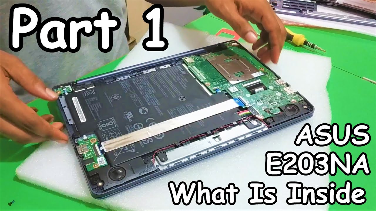 What Is Inside ASUS VIVOBook E12 E203NA Part 1 | ASUS EeeBook Or ASUS VIVO Book