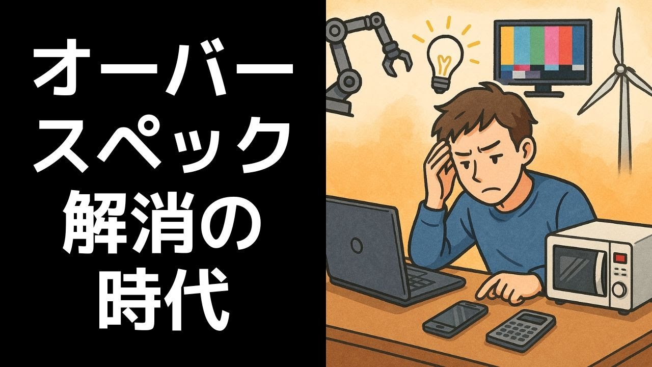 【ミレニアル世代】オーバースペック解消の時代　Designing Beyond Human Limits: The Era of De-Overspecification　#868