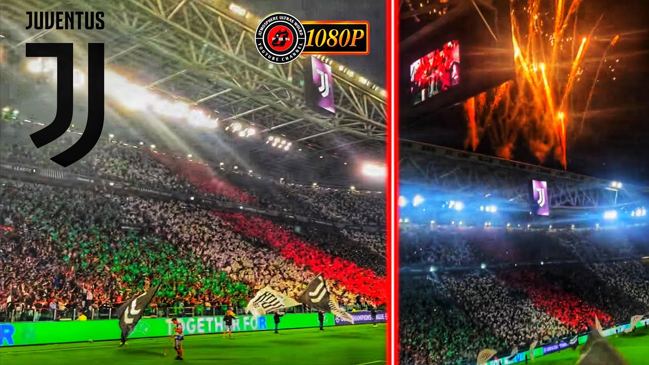 ⚪⚫ TIFOSI JUVE SPECTACOLO SHOW CHOREO A CHAMPION LEAGUE • UCL • Juventus Dortmund 4-4 (17/09/2025)