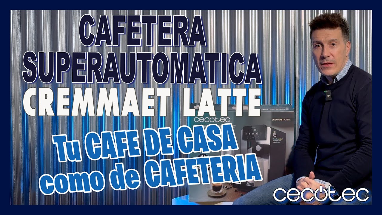 Cafetera CREMMAET LATTE de CECOTEC. Tu Café en casa como el de una CAFETERÍA