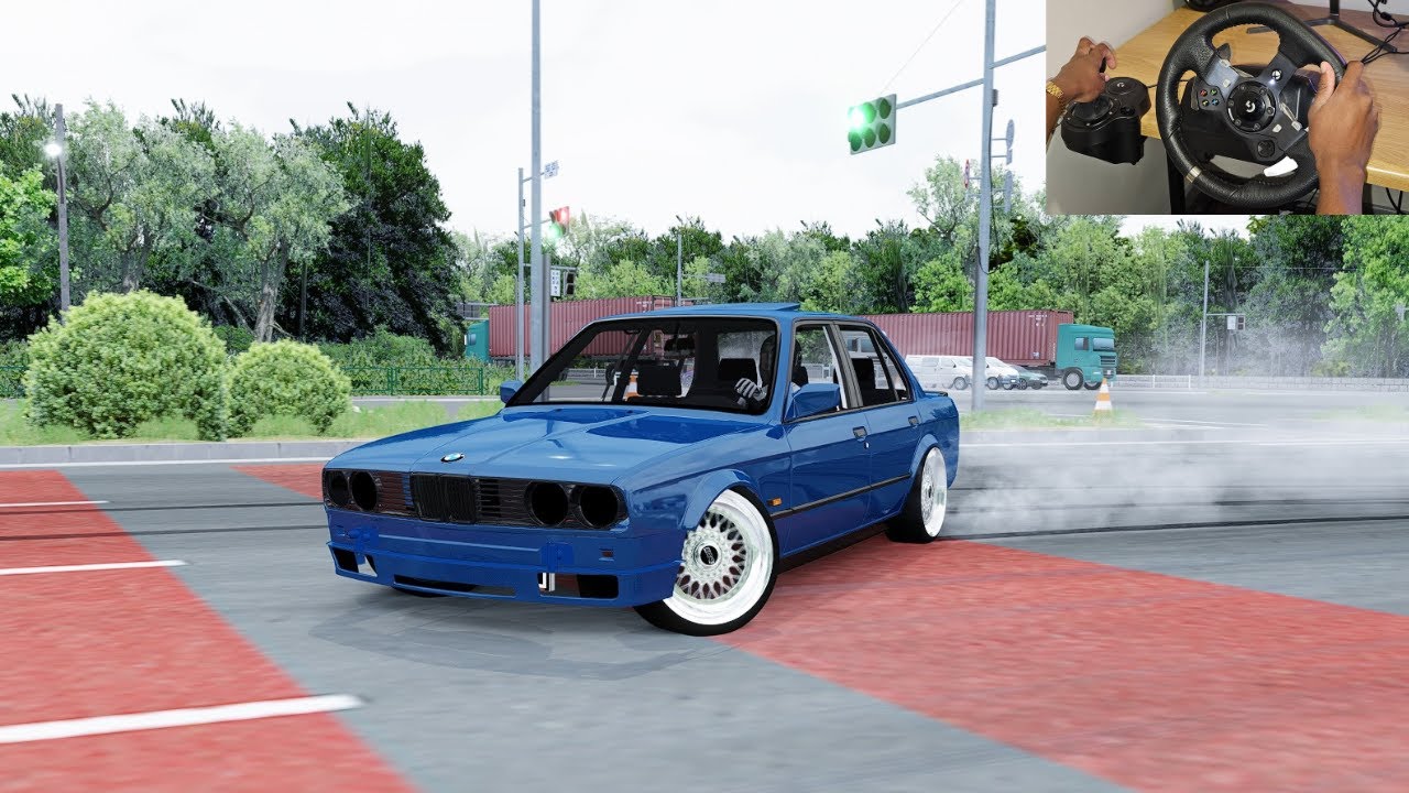VQ35 BMW E30 325i HIGH SPEED STREET SPINNING - Assetto Corsa (Logitech G920 wheel)