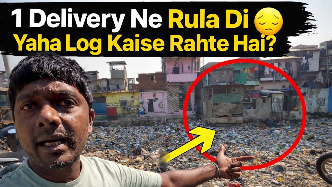 “1 Delivery Ne Pura Din Kharab Kar Di 😔 | 5 Baje Khana Khaya | Mumbai Slum Reality”