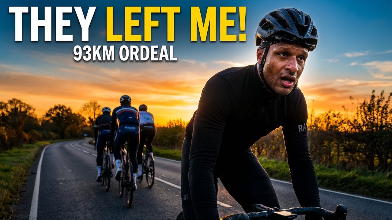 Semi-Pro Cyclists Leave Me Behind | My Toughest 93km Ride Yet