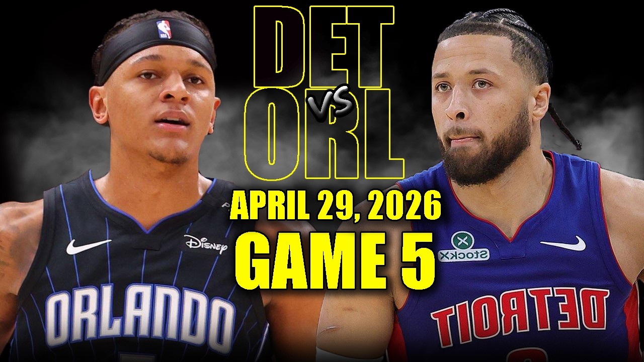 Detroit Pistons vs Orlando Magic Full Game 5 Highlights - April 29, 2026 | NBA Playoffs