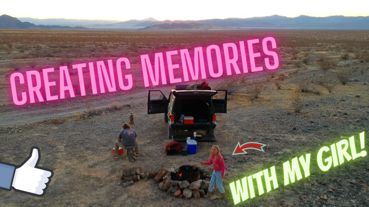 Camping in the Mojave with my Daughter