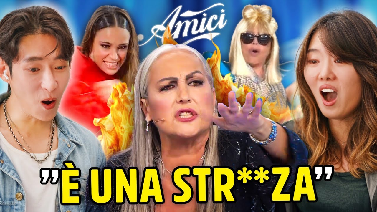 COREANI VS BALLERINI CURVY di AMICI | artisti famosi giudicano il serale 2025