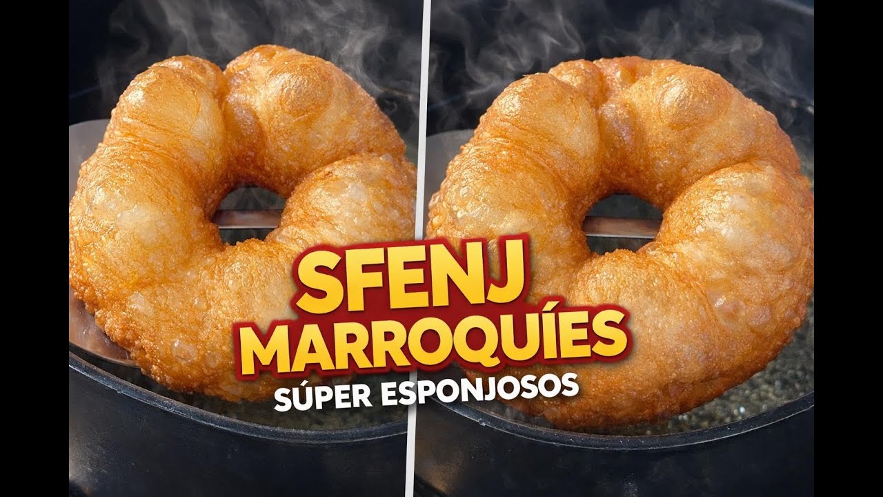 SFENJ marroquíes súper esponjosos. La receta auténtica de Marruecos.
