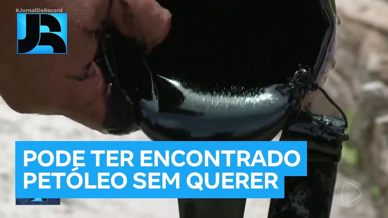 Agricultor do Ceará perfura poço em busca de água e encontra líquido que pode ser petróleo