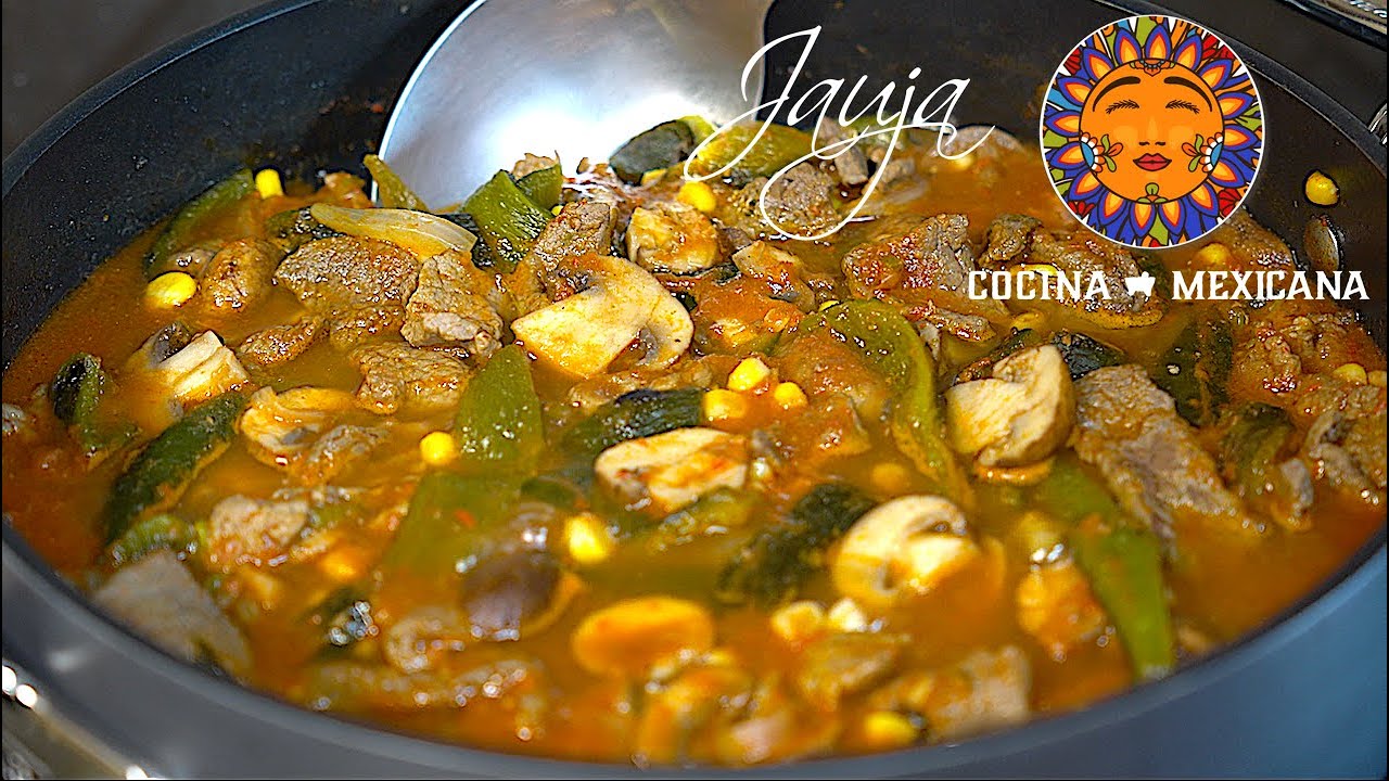 Bistec con Rajas. El Plato Quita Hambre