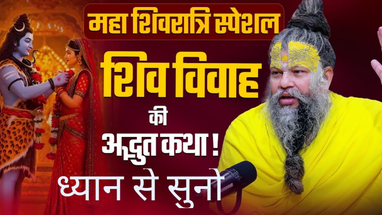 शिव विवाह का अद्भुत प्रसंग @SadhanPath @BhajanMarg @Hit_Das @ShriHitRadhaKripa#premanandji #satsang 