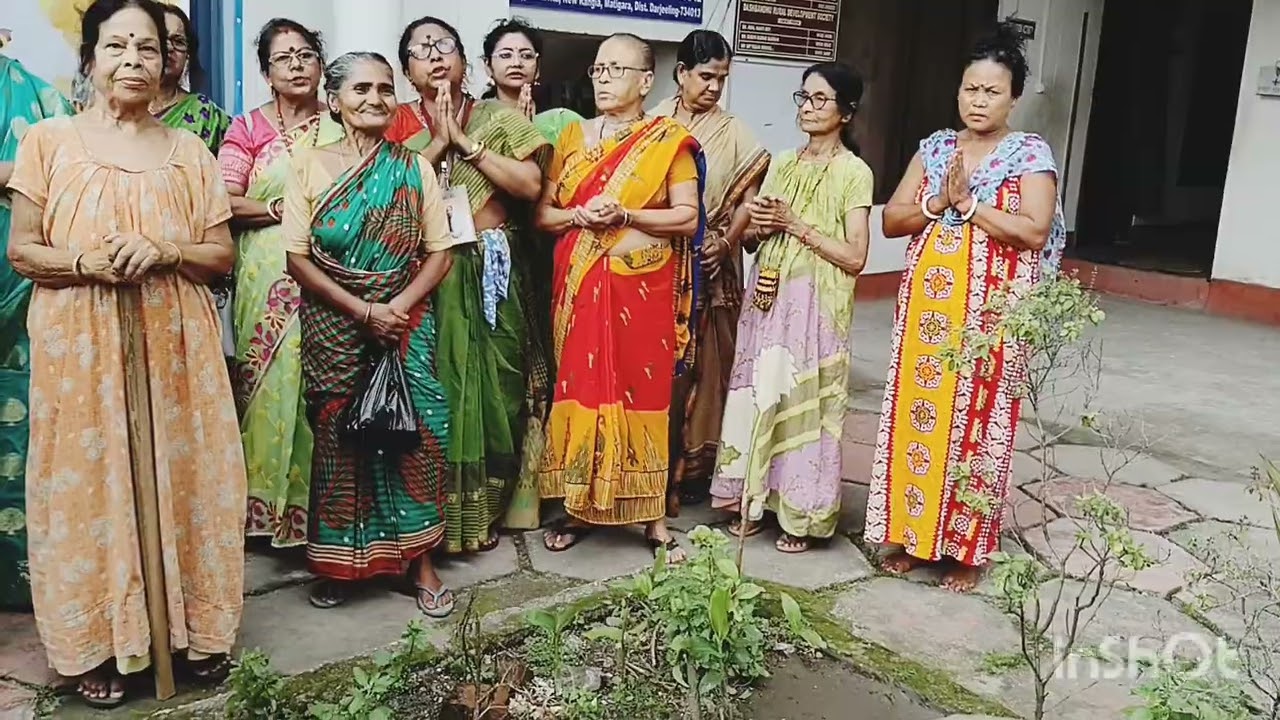 Serving with Love at Ashray Briddha Ashram, Siliguri | Sarada Sangha Town Branch Visit