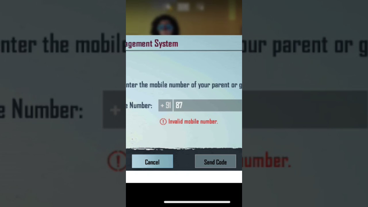 Bgmi parameter error problem | Gameplay management system bgmi parameter error | Parameter error