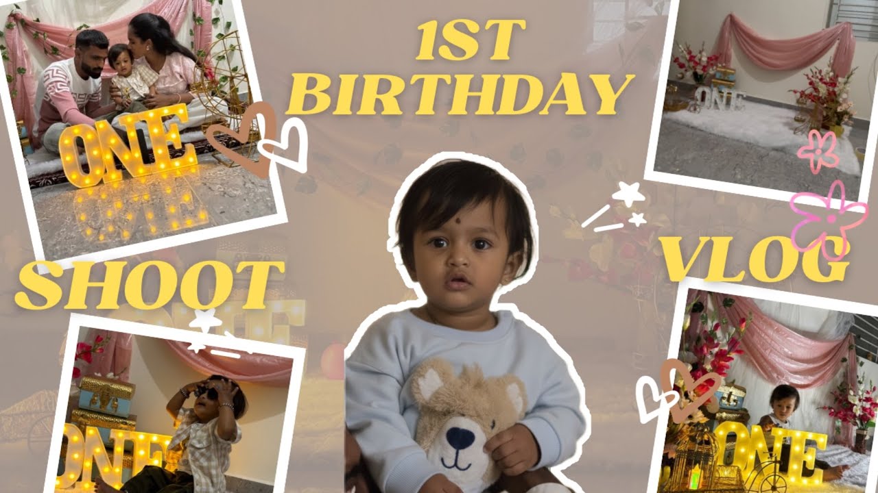 Pre Birthday Shoot 😍 #birthdayshoot #kannadavlogs #mysore #firstbirthdayshoot #shoppingvideo 