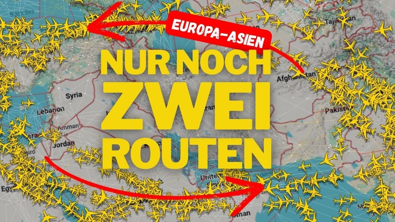 Flightradar zeigt's: So hat der Iran-Krieg den Luftverkehr verändert