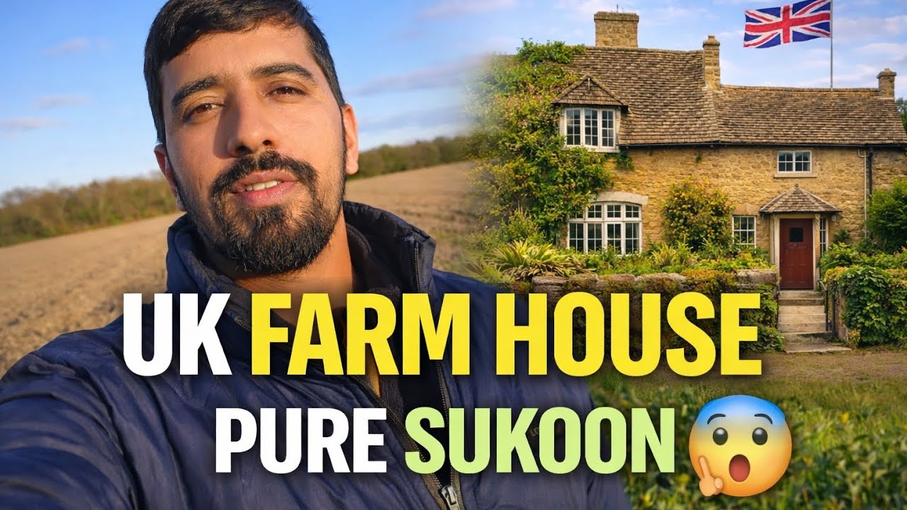 UK Farm House 😲 | British Pind Ka Asli Suroor 🌾