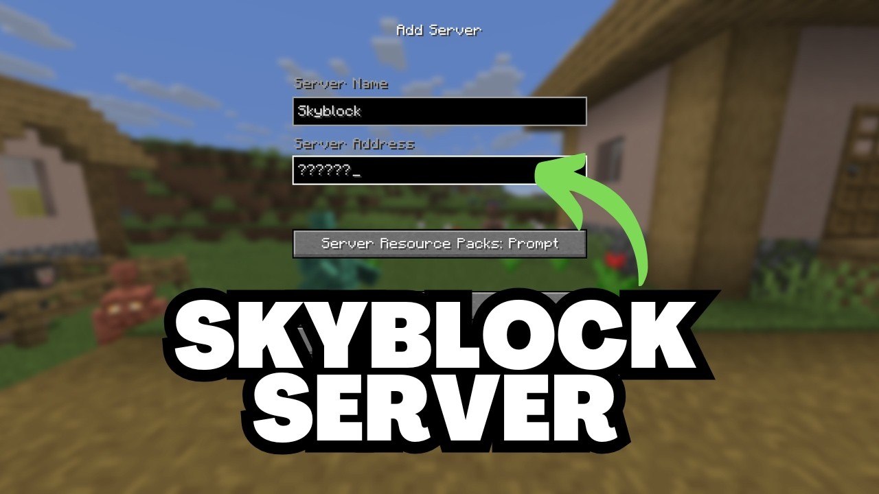 Как подключиться к серверу Skyblock в Minecraft 2026