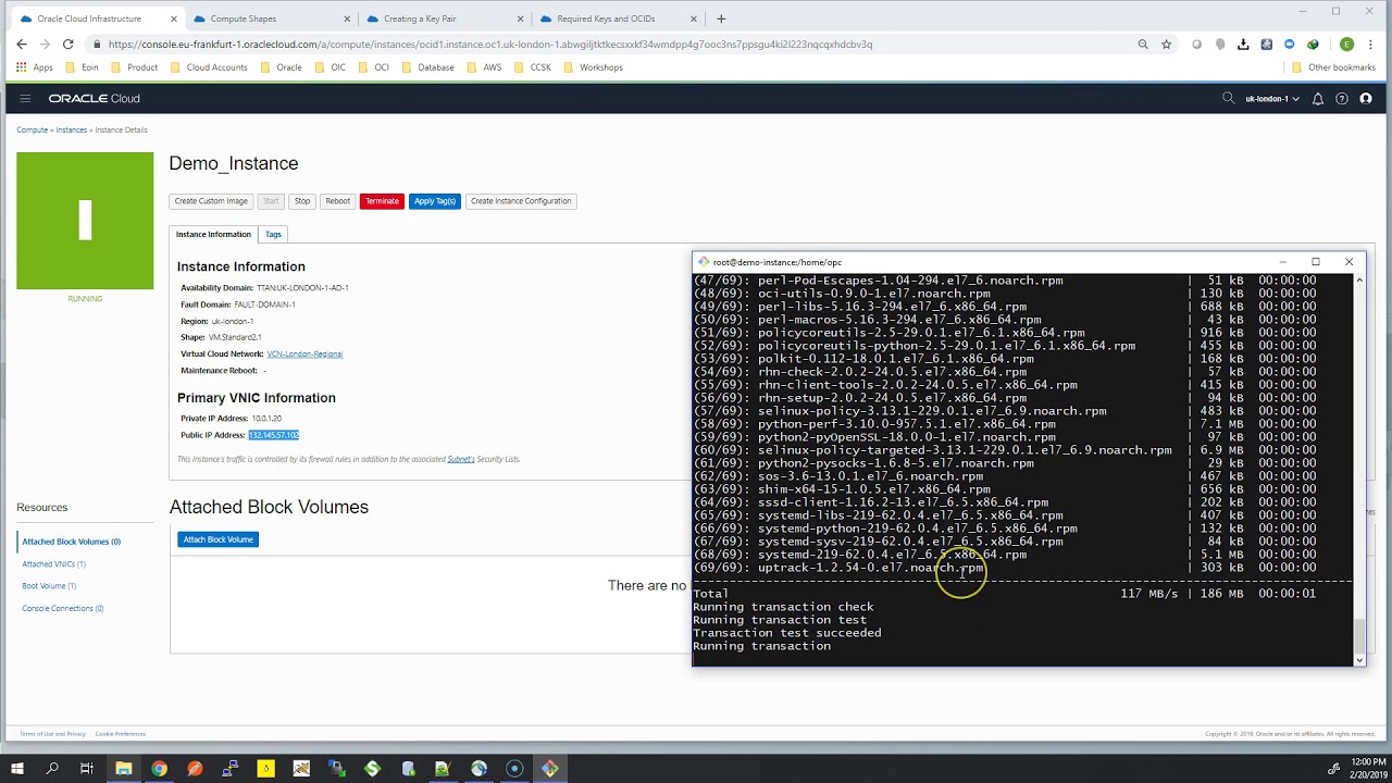 First Apache Webserver on Oracle Cloud Steps.