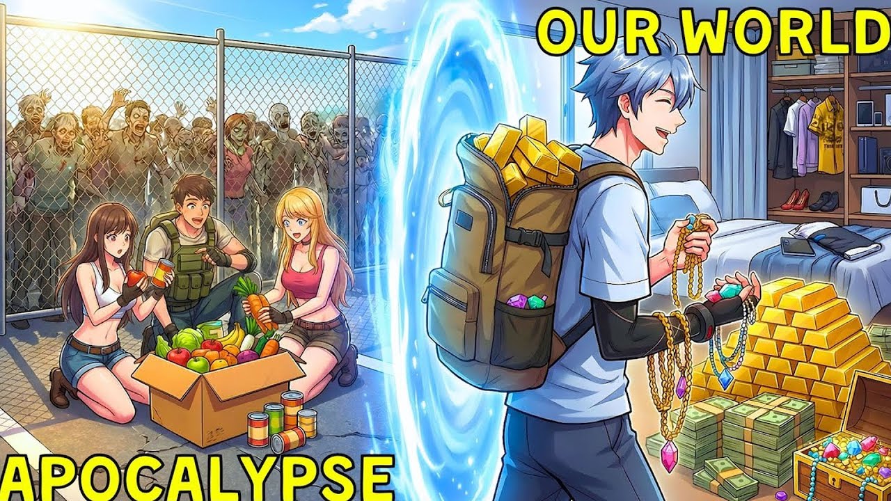 Traveling Between Worlds to Trade Food for Gold in a Zombie Apocalypse | Manhwa Recap