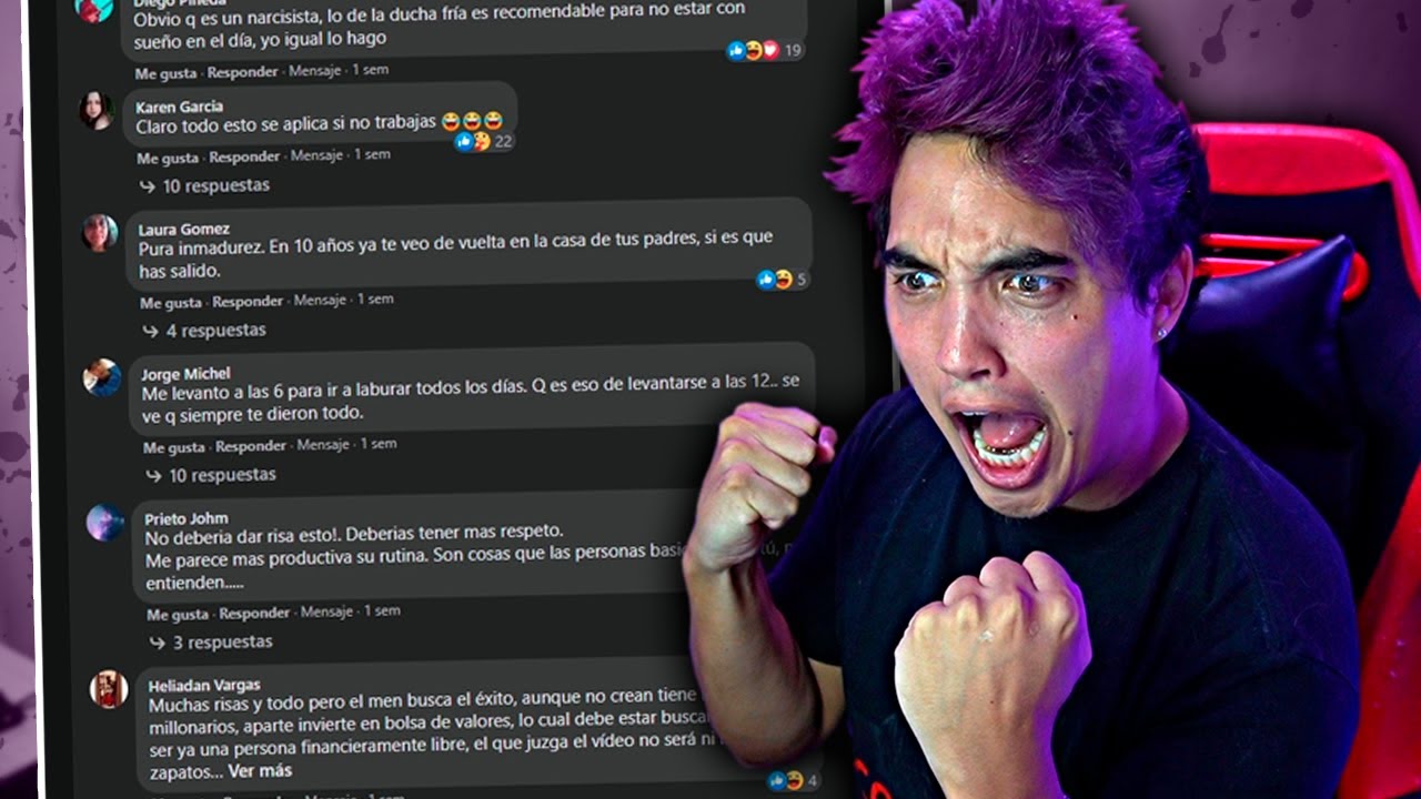 REACCIONANDO A MIS HATERS DE FACEBOOK 🤬