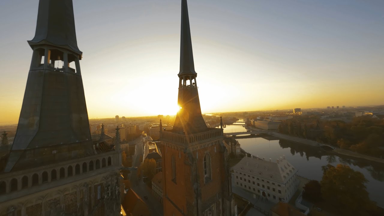 Wroclaw, Poland with FPV drone