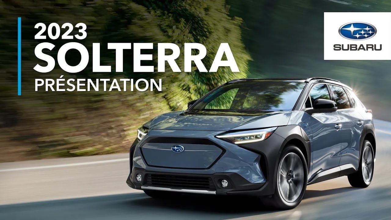 Présentation de la Subaru Solterra 2023 - Une vision plus verte de l'avenir