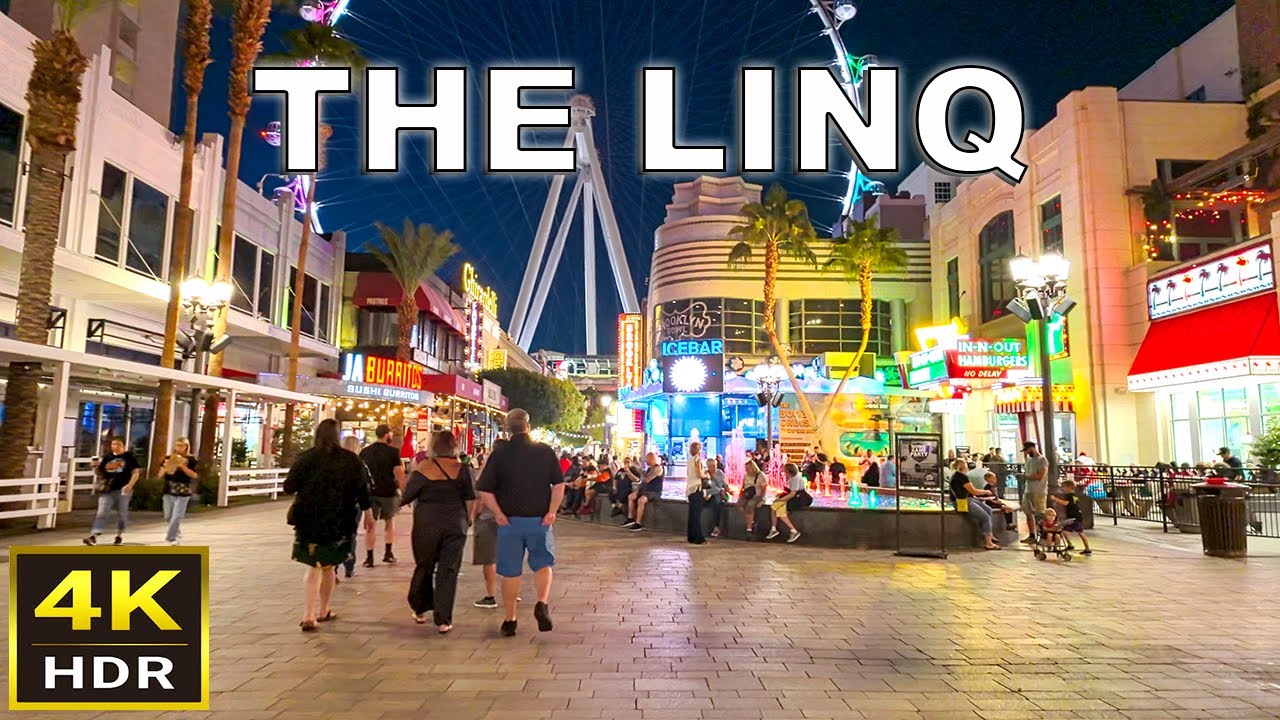 [4K HDR] The LINQ Las Vegas Walking Tour | October 2025 | Las Vegas Strip