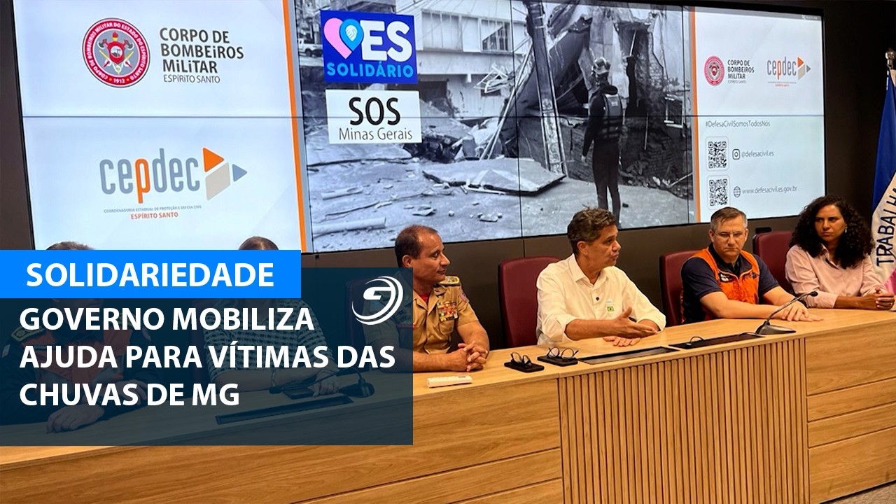 GOVERNO MOBILIZA AJUDA PARA VÍTIMAS DAS CHUVAS DE MG