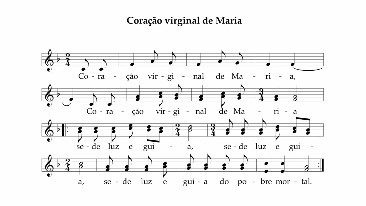 Coração virginal de Maria - Popular