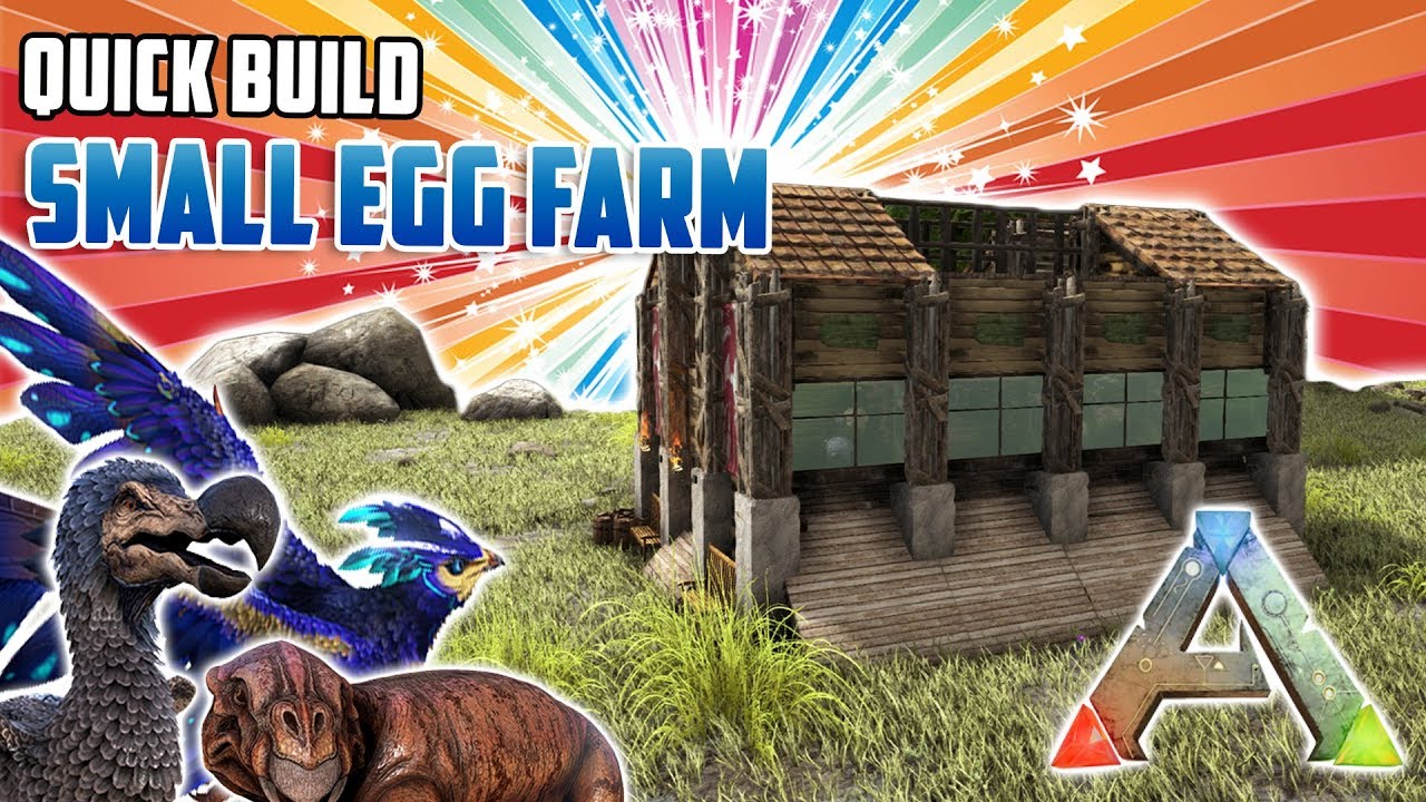 Small Egg Farm | Quick Build | Ark Survival