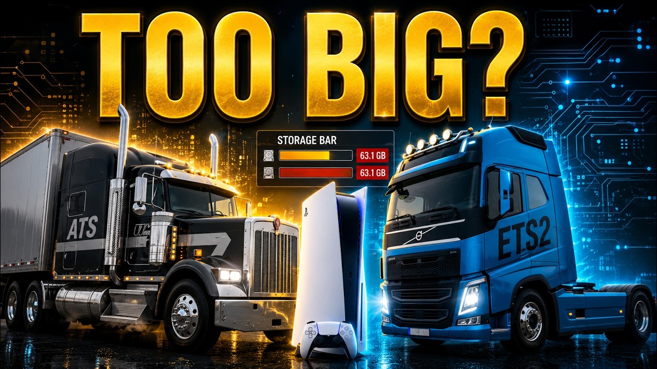 ETS2 и ATS могут оказаться СЛИШКОМ БОЛЬШИМИ для PS5&hellip;