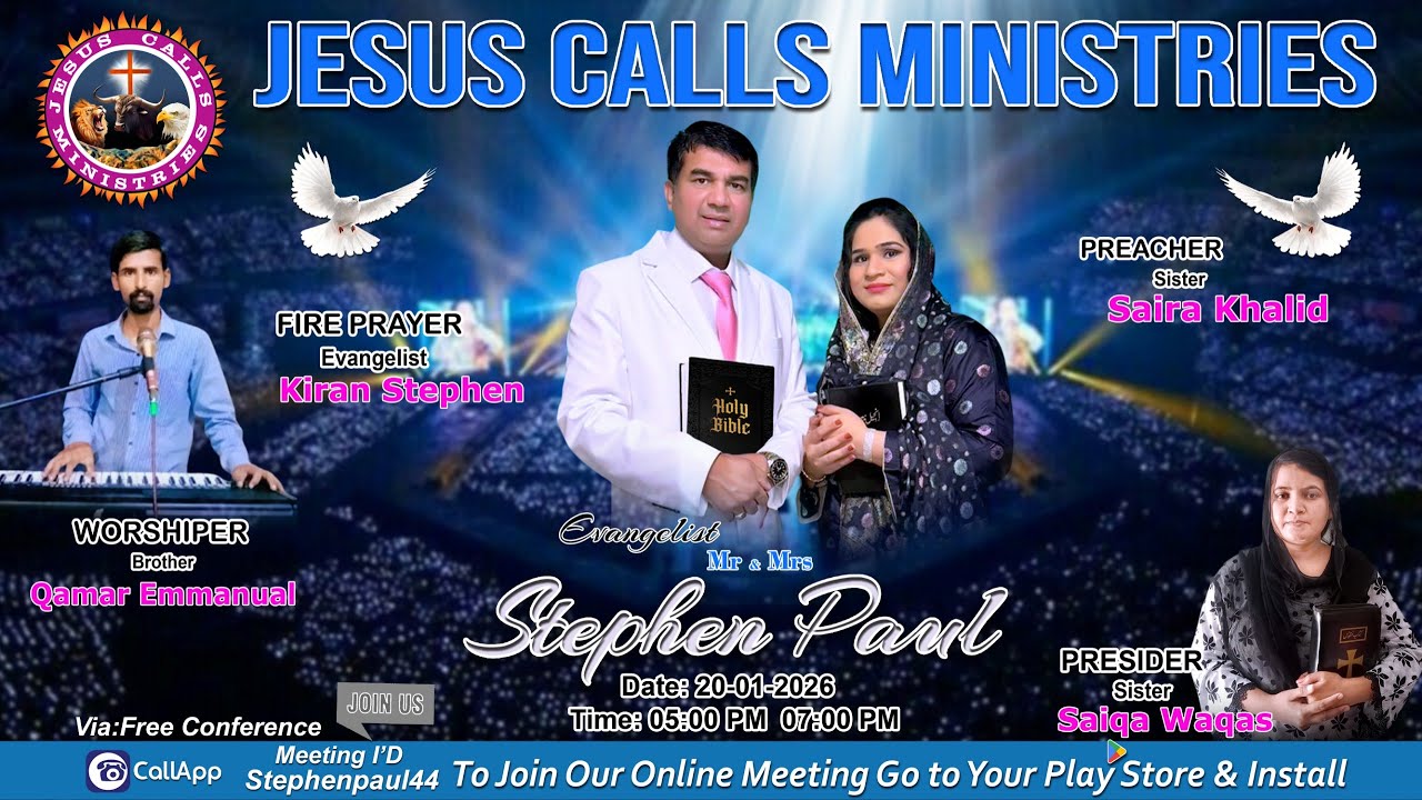 🔴 Jesus Calls Ministry | Evening Meeting - 20 January 2026 | Norway Oslo