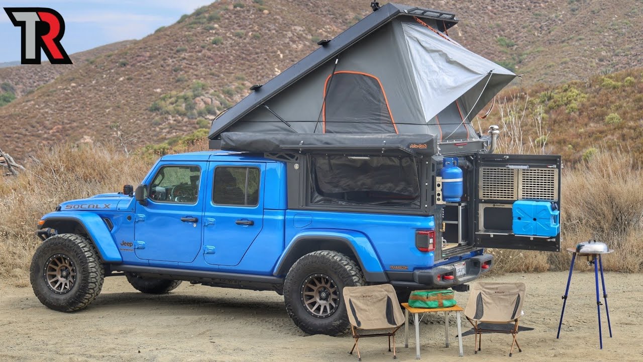 A Jeep Gladiator with a FIREPLACE, a TOILET and MORE - Overland Build