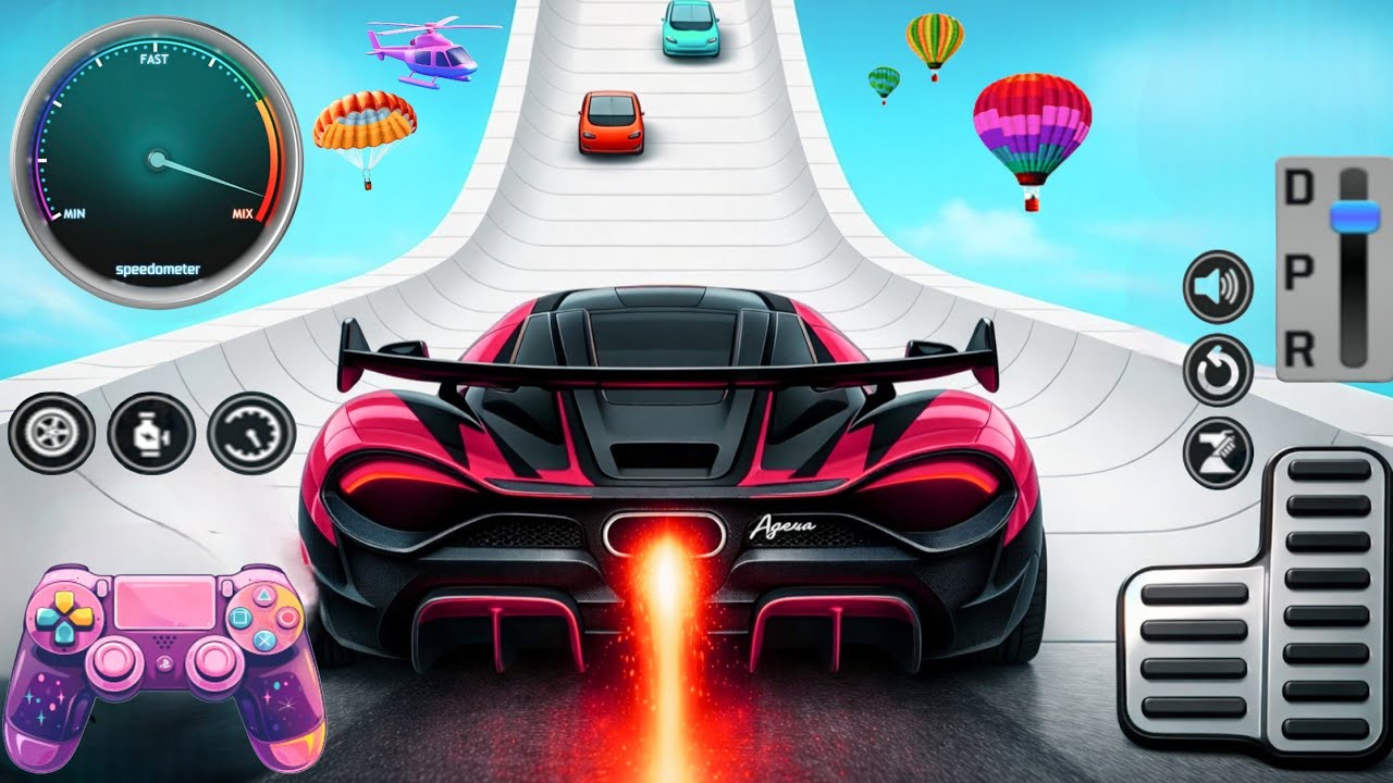 Mega Ramp GT Car Racing Simulator - ImpossibleStunt Car Racing 3D - Android Gameplay #29