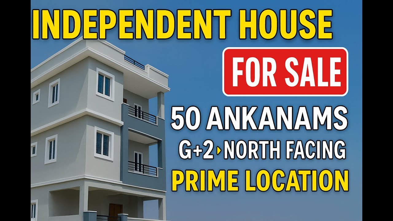 ✨Premium Independent House for Sale in Tirupati | G+2 | North Facing | 50 Ankanams | Renigunta Road🏡