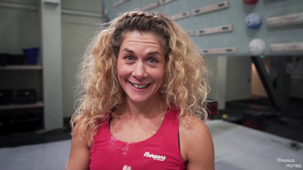 Training Climbing with Cecilie Skog