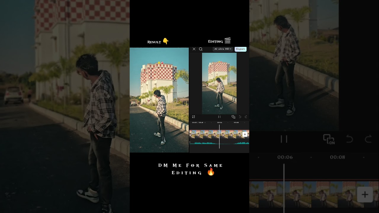 Simple Clip to Cinematic Shot ✨ AI Ultra HD Editing Tutorial Style