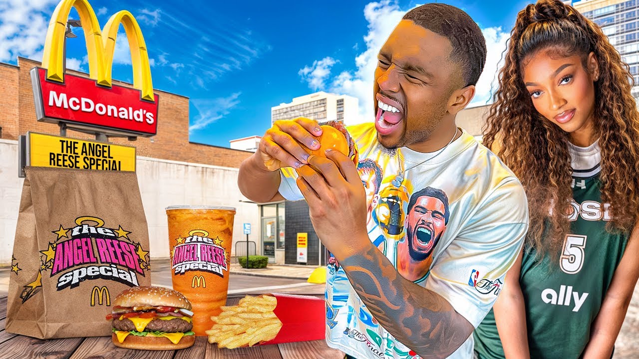 Angel Reese Has The Best Meal At MCDONALDS
